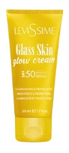 GLASS SKIN SPF50 GLOW CREAM — Крем солнцезащитный антиоксидантный для лица с эффектом glass skin LeviSsime, 50 мл