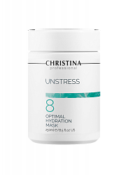 Christina Unstress Optimal Hydration Mask – Оптимально увлажняющая маска (шаг 8), 250 мл