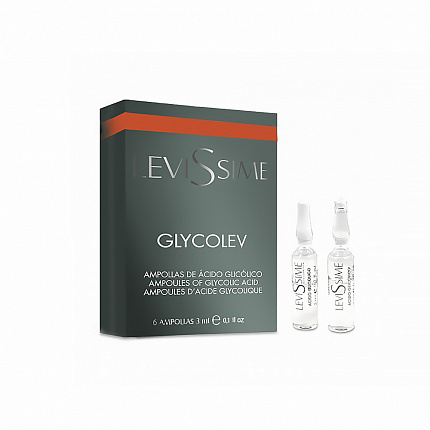 GLYCOLEV 10% — Пилинг с гликолевой кислотой рн 3,5–4,0 LeviSsime, 6×3 мл