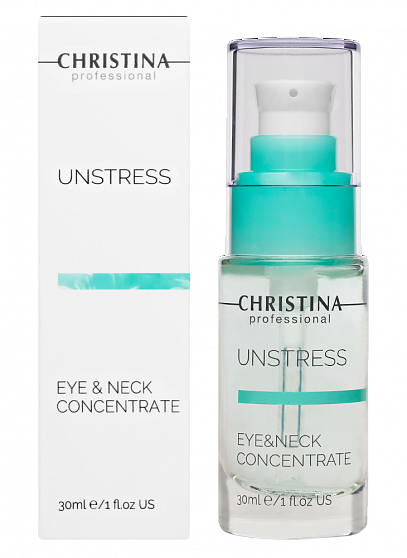 Christina Unstress Eye & Neck Concentrate – Концентрат для кожи вокруг глаз и шеи, 30 мл