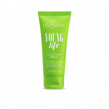 CREAM YOUNG LIFE GLASS SKIN — Антиоксидантный крем для лица LeviSsime, 50 мл