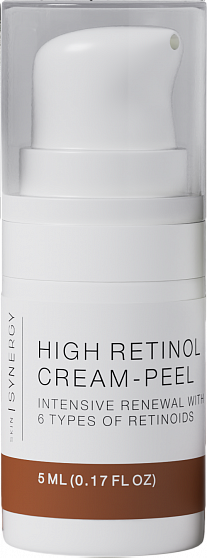 Skin Synergy КРЕМ-ПИЛИНГ С ВЫСОКИМ СОДЕРЖАНИЕМ РЕТИНОЛА HIGH RETINOL CREAM-PEEL, 1 флакон 5 мл