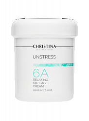 Christina Unstress Relaxing Massage Cream – Расслабляющий массажный крем (шаг 6a), 500 мл