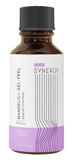 Skin Synergy ГЕЛЬ-ПИЛИНГ «МИНДАЛЬНЫЙ+» MANDELIC+ GEL-PEEL, 30 мл