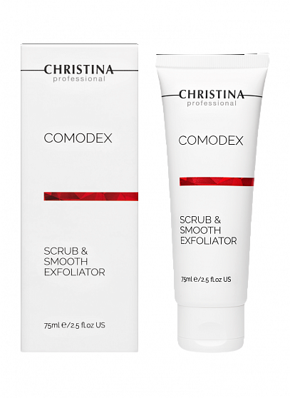 Christina Comodex Scrub & Smooth Exfoliator – Выравнивающий скраб-эксфолиатор, 75 мл