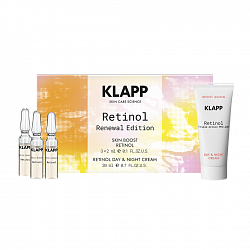 KLAPP Набор крем Retinol Triple Action Pro Age и концентрат Skin Boost Retinol, 1 шт