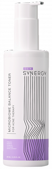 Skin Synergy ТОНЕР «МИКРОБИОМ БАЛАНС» MICROBIOME BALANCE TONER, 200 мл