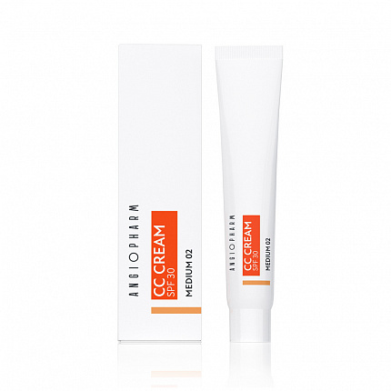 СС крем SPF 30 medium 02 АНГИОФАРМ, 7 мл