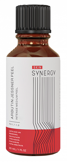 Skin Synergy ПИЛИНГ ДЖЕССНЕРА С АРБУТИНОМ ARBUTIN JESSNER PEEL, 30 мл