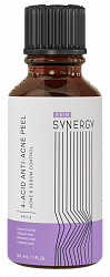 Skin Synergy ПИЛИНГ «4-Х КИСЛОТНЫЙ АНТИ-АКНЕ» 4-ACID ANTI-ACNE PEEL, 30 мл