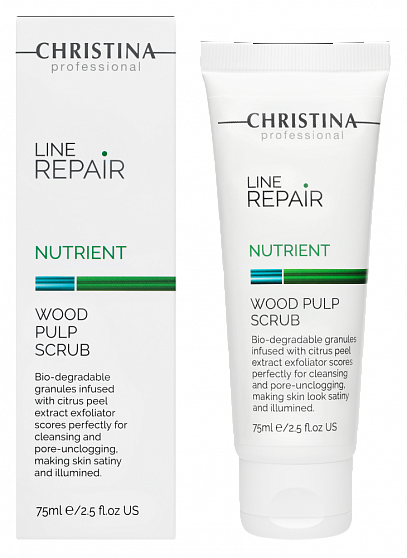 Christina Line Repair Nutrient Wood Pulp Scrub – Скраб с частицами коры цитрусовых, 75 мл