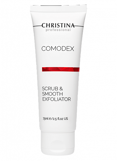 Christina Comodex Scrub & Smooth Exfoliator – Выравнивающий скраб-эксфолиатор, 75 мл
