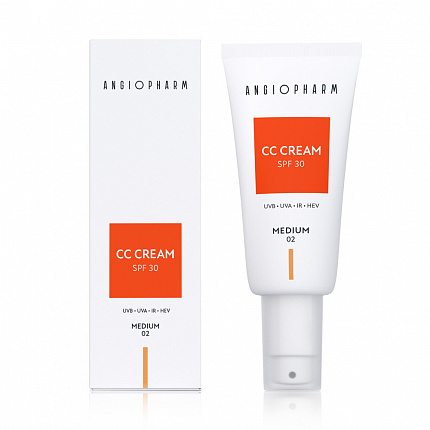 CC крем SPF 30 medium 02 АНГИОФАРМ, 30 мл
